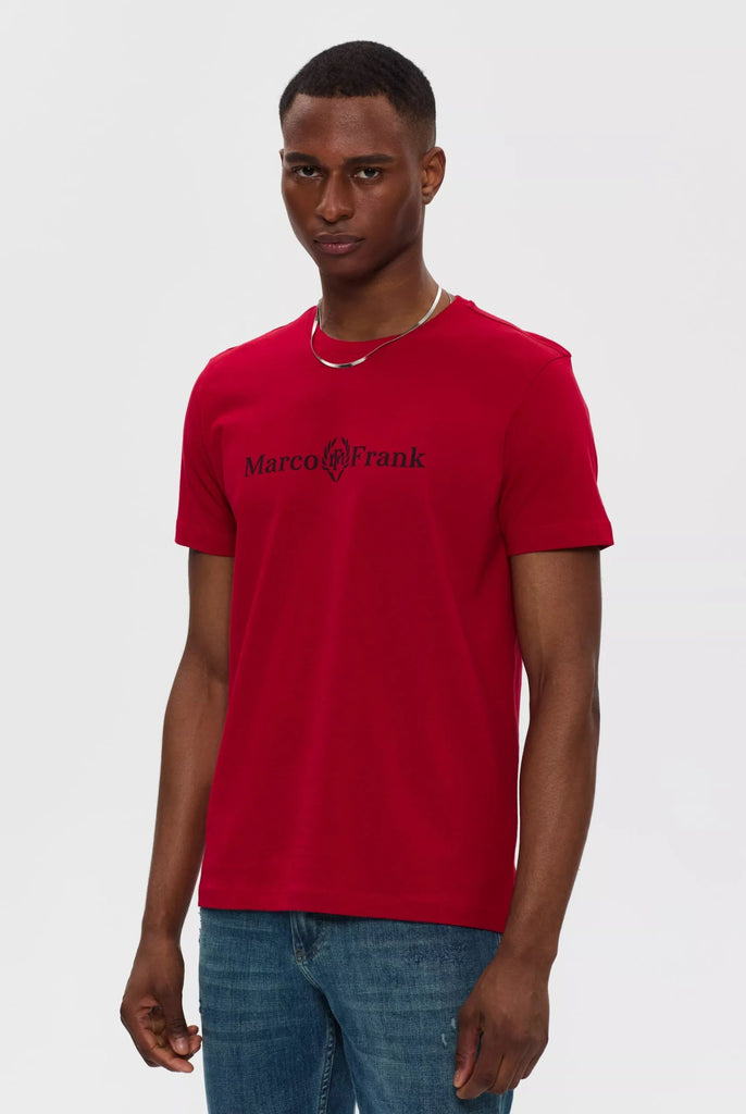 Antoine: T-shirt à Logo Couronne - Rouge