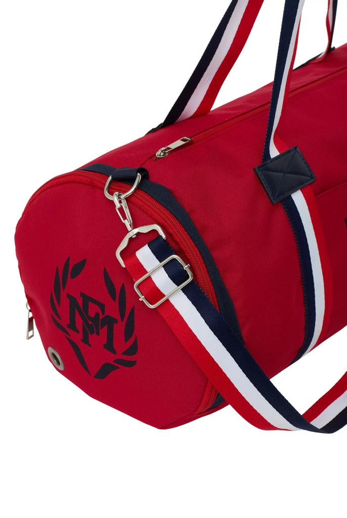 Marco Frank - Carvel: Sport Sac Avec Logo Contrasté - Rouge