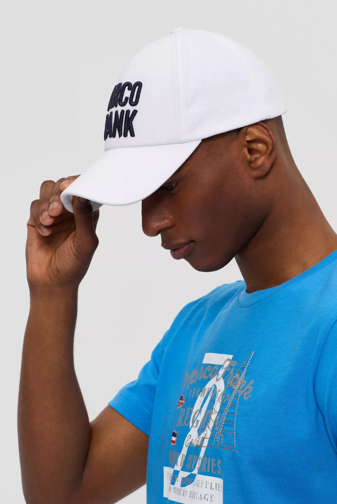 Marco Frank - Chandell: Casquette Avec Marco Frank Brodé Logo