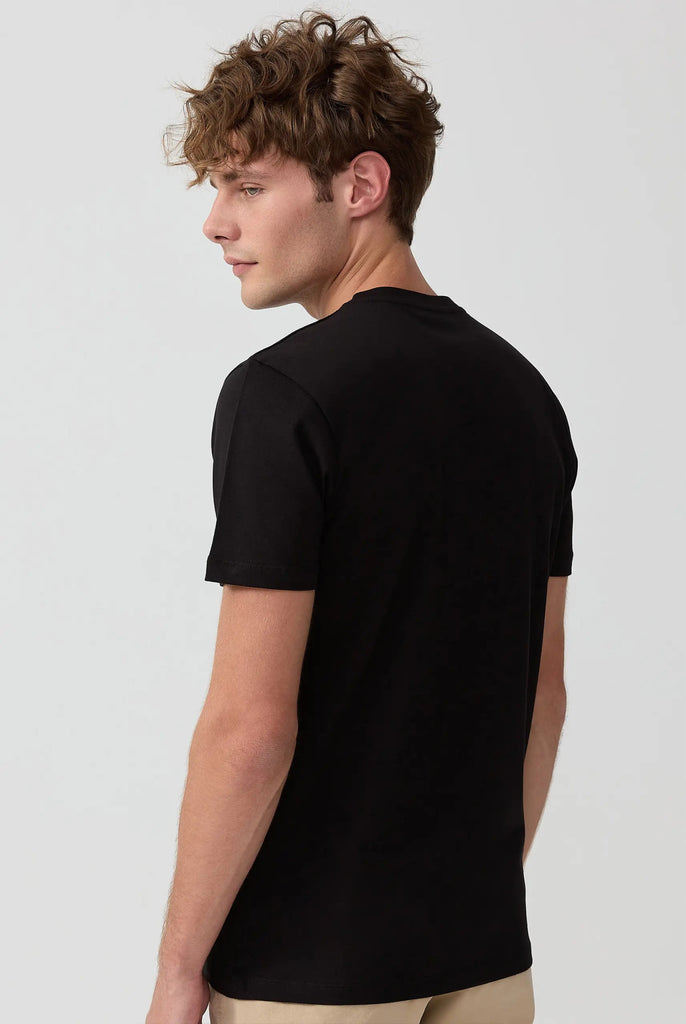 Marco Frank | Curtis: T-shirt Avec Logo Imprimé - Est. In Paris, Noir