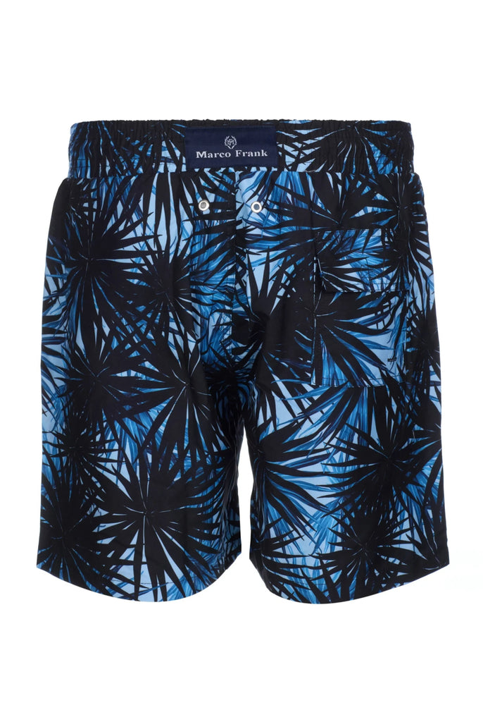 Marco Frank | Est. In Paris - Faber: Short de Bain à Imprimé Tropical, Séchage Rapide