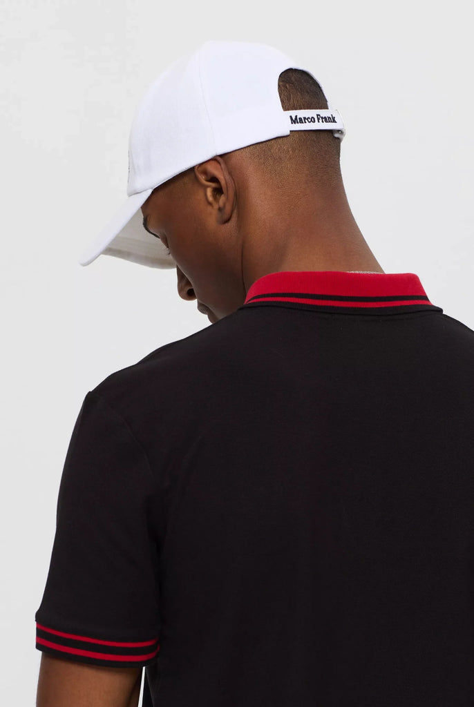 Marco Frank - Guzman: Casquette Avec Logo Couronne Brodé en Contraste - Blanc