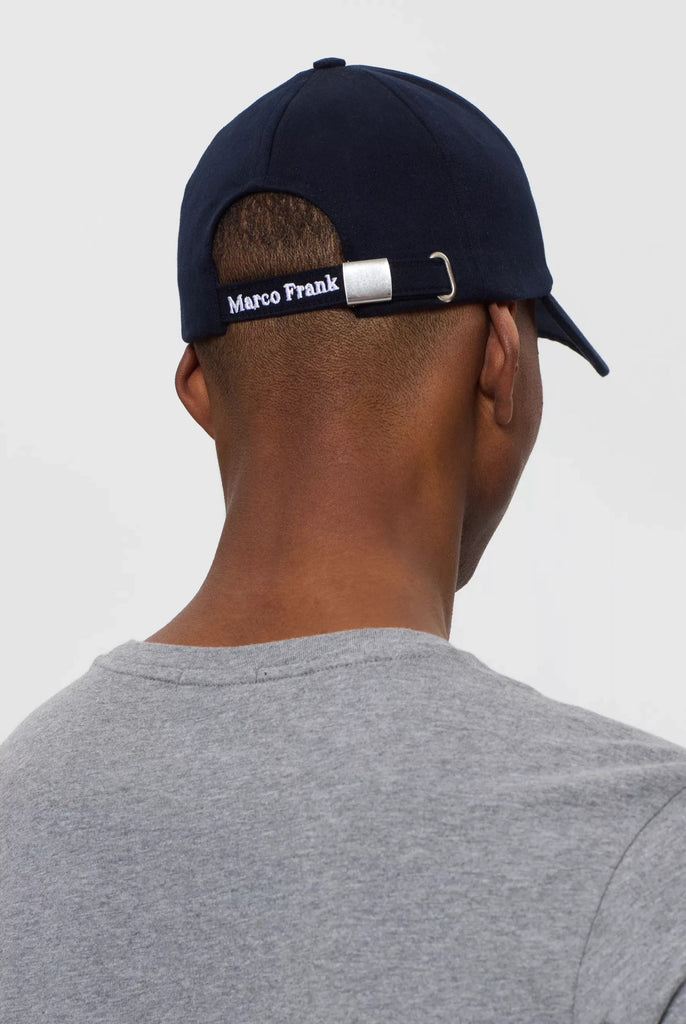 Marco Frank - Harlequin: Casquette Avec Drapeau Broderie - Bleu Marine