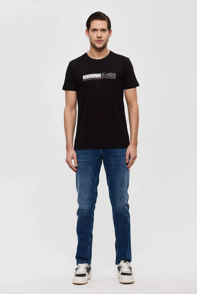 Marco Frank - Henri: T-shirt Avec Logo Imprimé - Noir