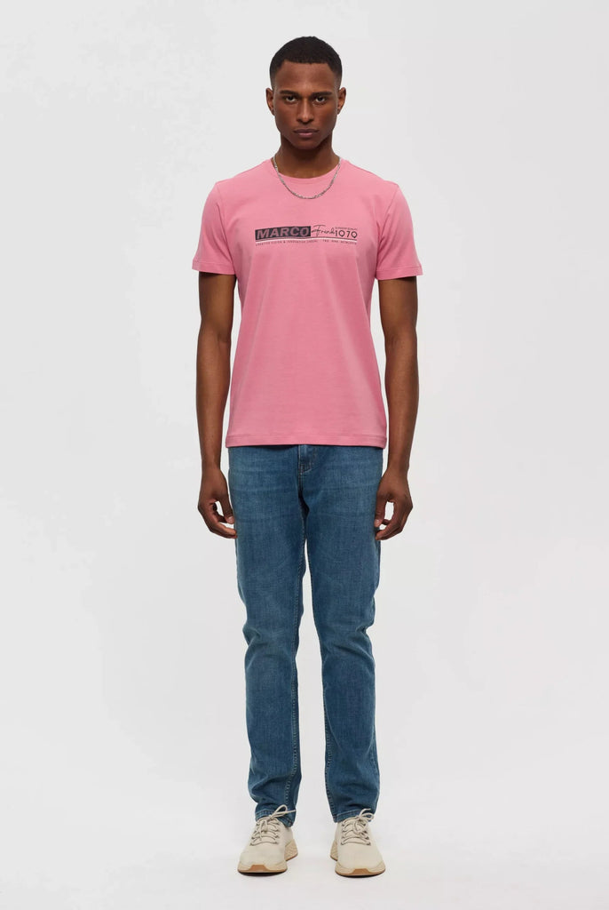 Marco Frank - Henri: T-shirt Avec Logo Imprimé - Rose