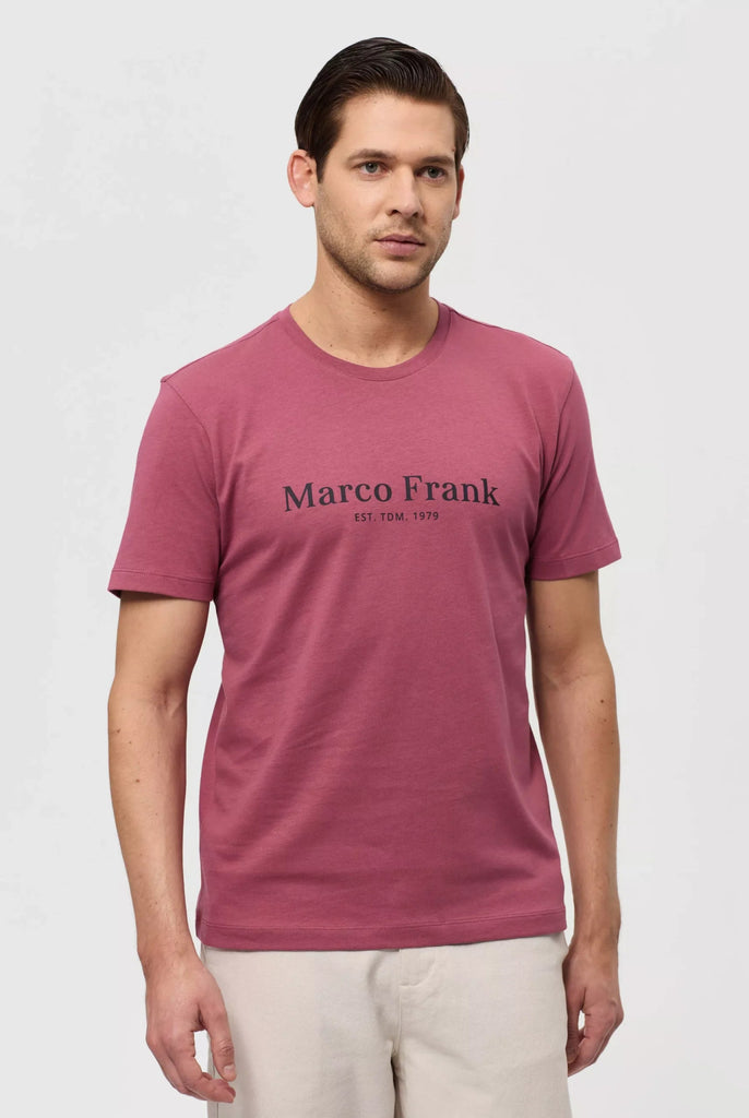 Marco Frank - Est In Paris - Jacques: T-Shirt Avec Logo Imprimé - Rose