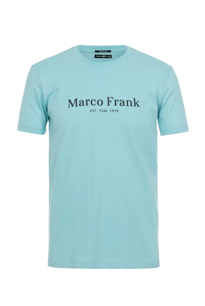 Marco Frank - Est In Paris - Jacques: T-Shirt Avec Logo Imprimé - Bleu