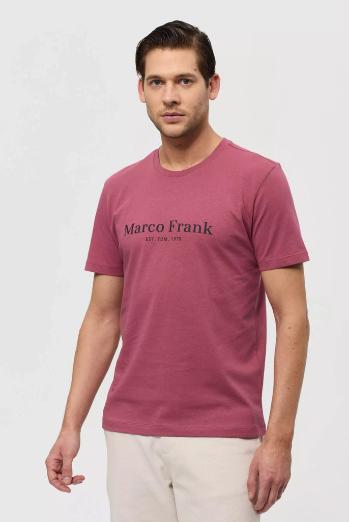 Marco Frank - Est In Paris - Jacques: T-Shirt Avec Logo Imprimé - Rose