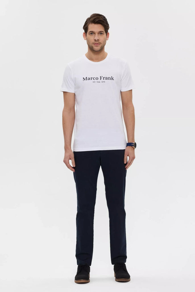 Marco Frank - Est In Paris - Jacques: T-Shirt Avec Logo Imprimé - Blanc