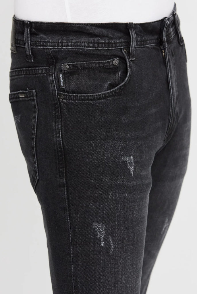 Marco Frank - Kalman: Jean Regular Fit En Denim Stretch Avec Détails Déchirés - Est. In Paris