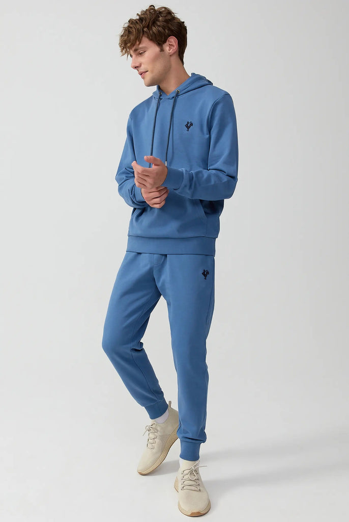 Lemaire: Pantalon de Survêtement Avec Logo de Coq Emblématique Brodé - Marco Frank