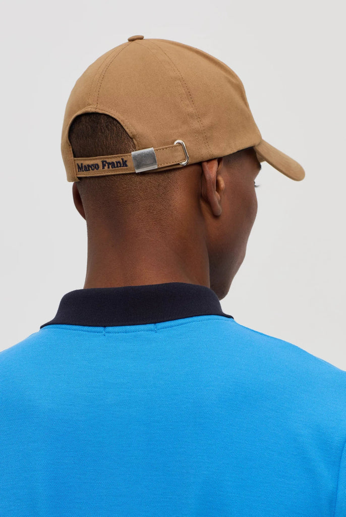 Marco Frank - Lenard: Casquette Avec Logo de Voile Brodé en Contraste - Brun