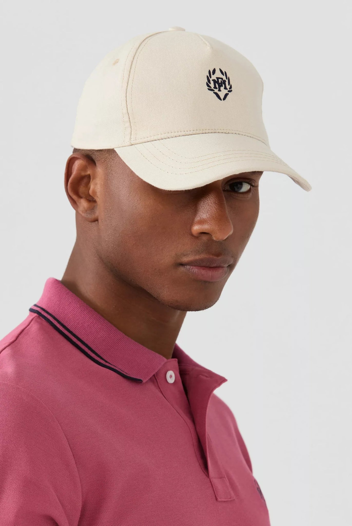 Marlon: Cap with Embroidered Crown Logo | Marco Frank