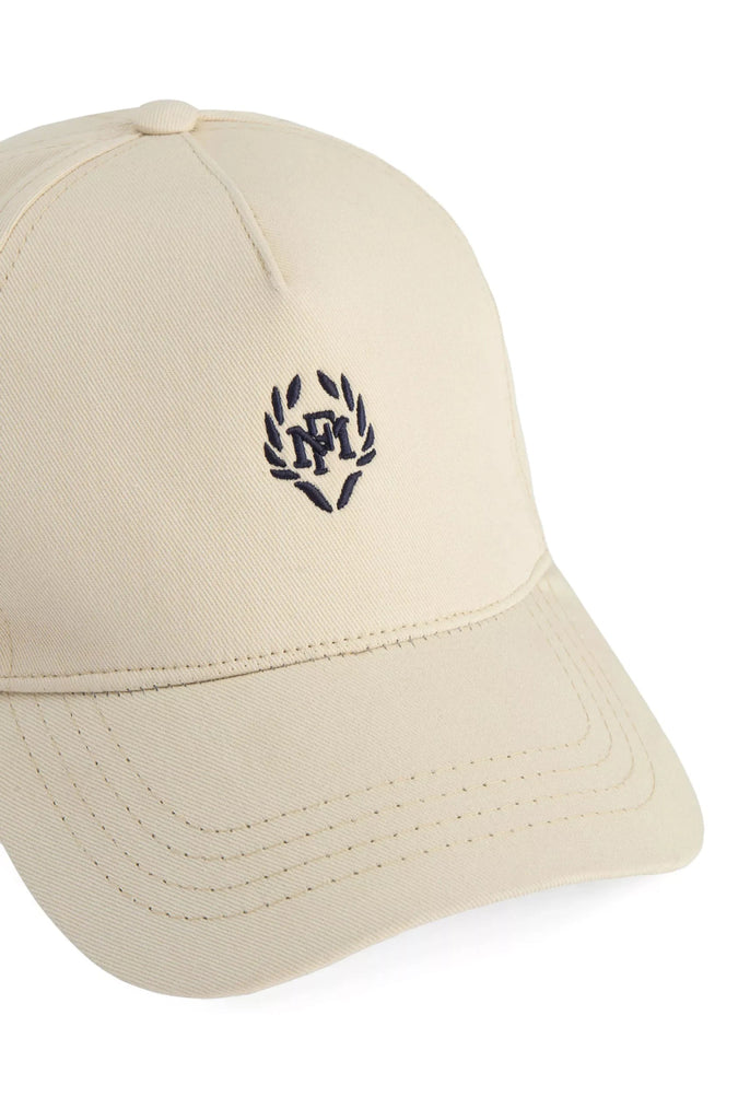 Marco Frank - Marlon: Casquette Avec Logo Couronne Brodé, Ecru