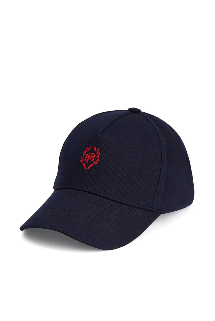 Marco Frank - Marlon: Casquette Avec Logo Couronne Brodé, Bleu Marine