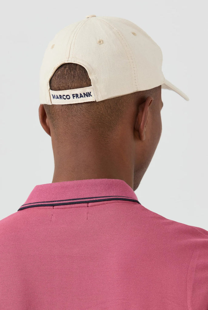 Marco Frank - Marlon: Casquette Avec Logo Couronne Brodé, Ecru