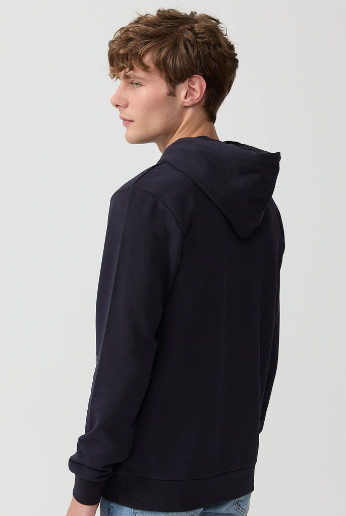 Matisse: Sweat Capuche Avec Drapeau Style Nautique Brodé - Marco Frank