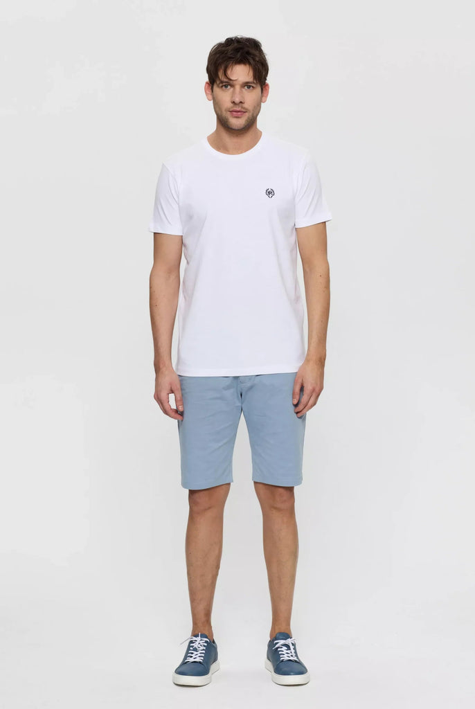 Marco Frank - Marco: T-shirt Avec Logo Couronne Brodé - Blanc