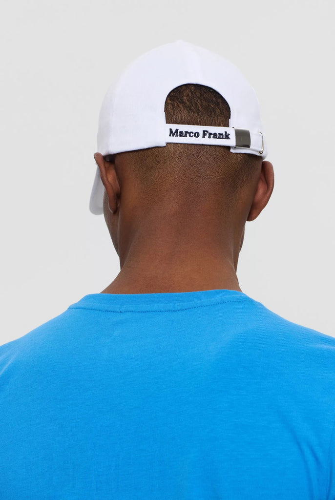Marco Frank -  Michel: Casquette Avec Logo Couronne Brodé, Blanc