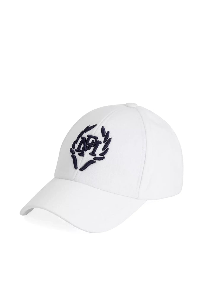 Marco Frank -  Michel: Casquette Avec Logo Couronne Brodé, Blanc