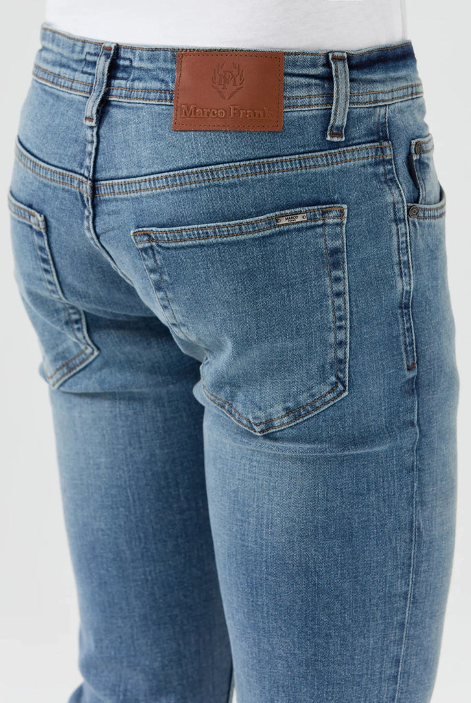 Nichol: Jean Regular Fit en Denim Stretch - Marco Frank