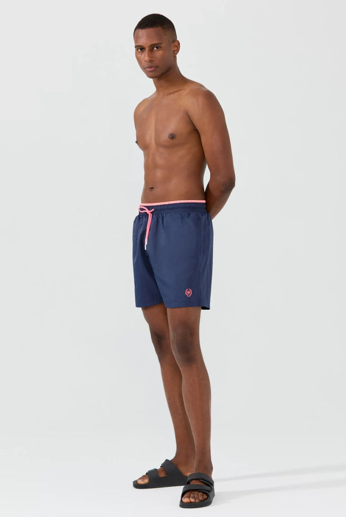 Ormondo: Short de Bain Avec Détails Contrastés, Séchage Rapide - Marco Frank