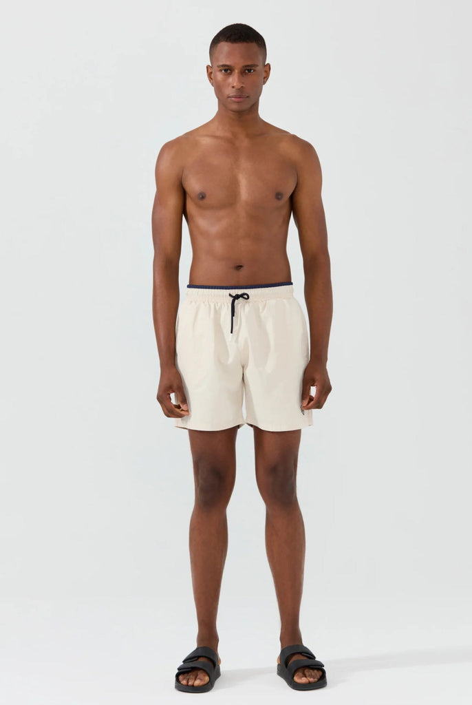 Ormondo: Short de Bain Avec Détails Contrastés, Séchage Rapide - Marco Frank