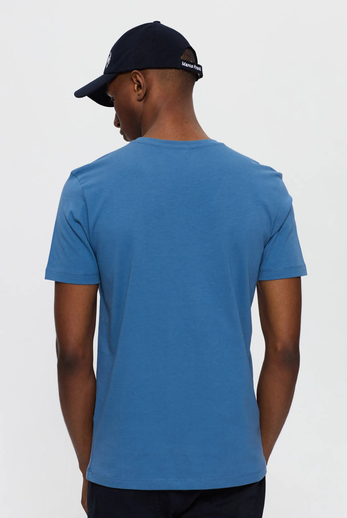 Philippe: T-shirt Avec Monogramme Brodé Logo MF - Marco Frank