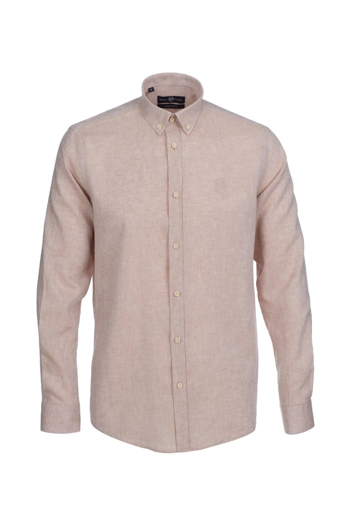 Stéphane: Chemise En Lin Classique à Manches Longues - Marco Frank
