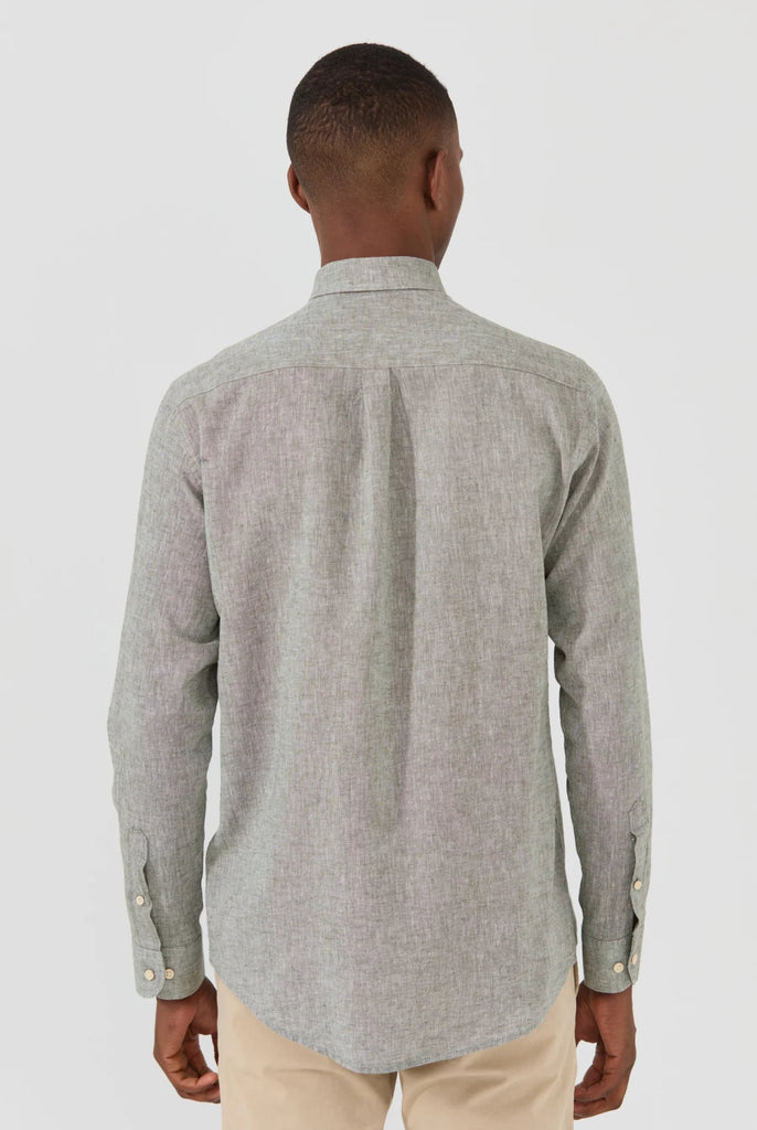 Stéphane: Chemise En Lin Classique à Manches Longues - Marco Frank