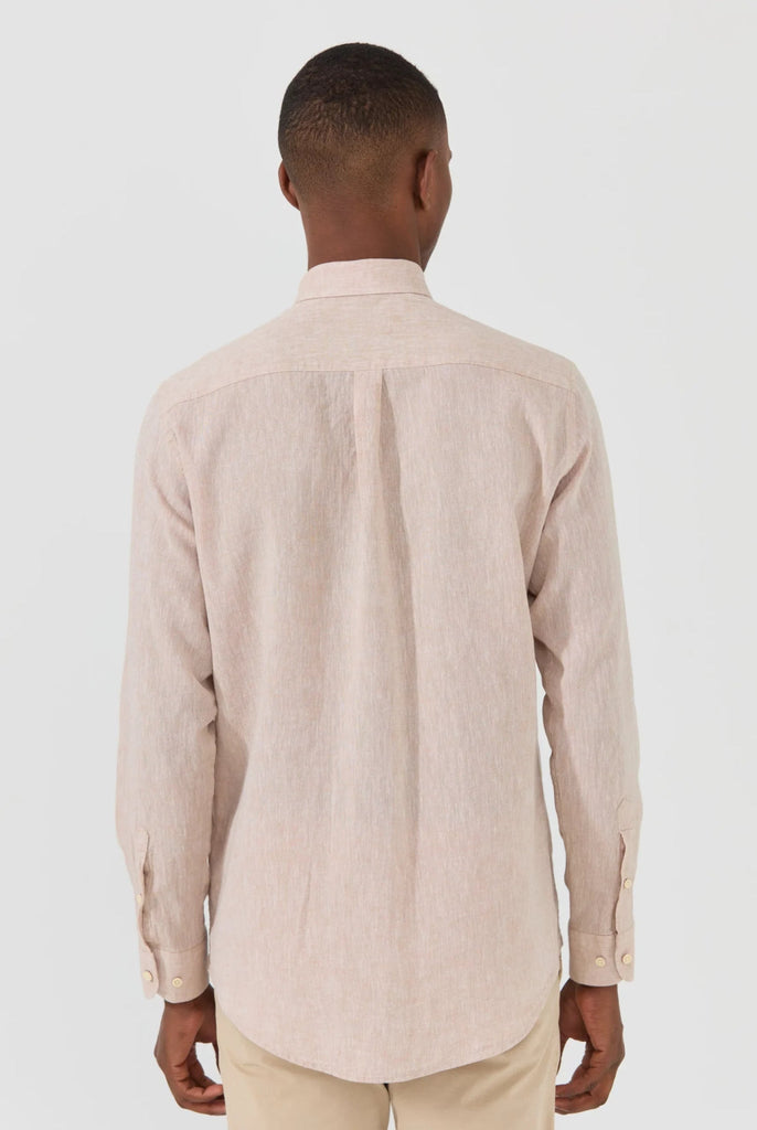 Stéphane: Chemise En Lin Classique à Manches Longues - Marco Frank