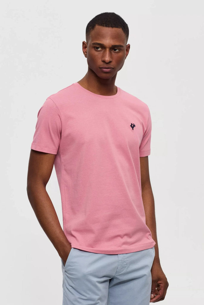 Vincent: T-Shirt Avec Logo de Coq Emblématique Brodé - Marco Frank