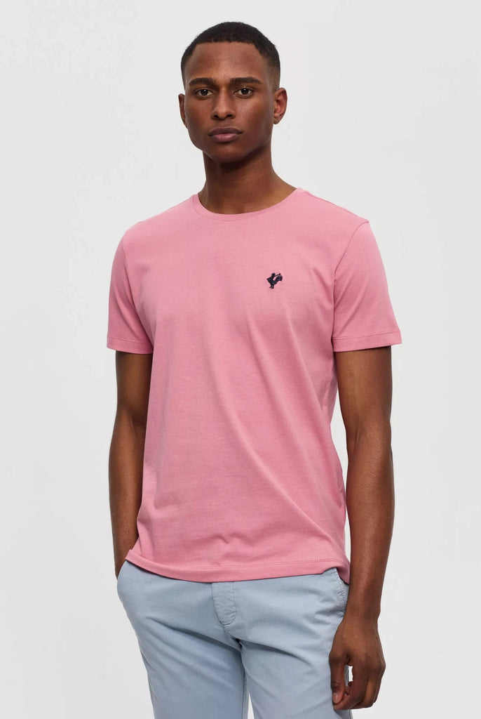 Vincent: T-Shirt Avec Logo de Coq Emblématique Brodé - Marco Frank