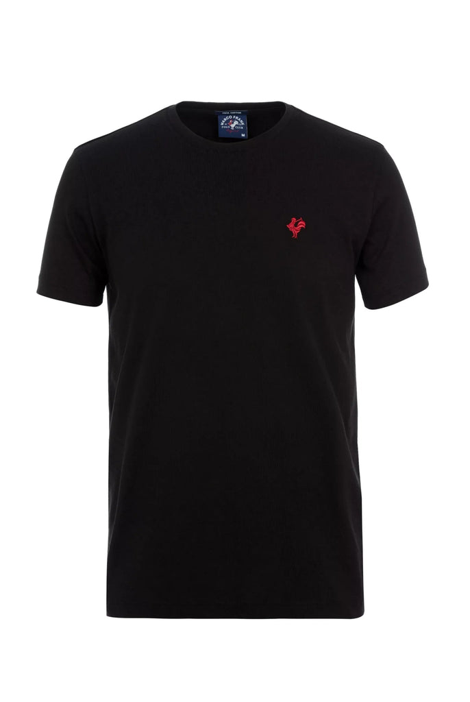 Vincent: T-Shirt Avec Logo de Coq Emblématique Brodé - Marco Frank