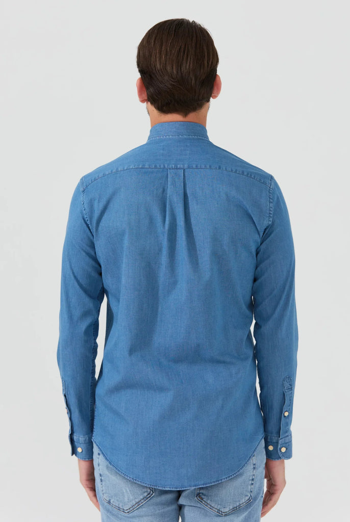Wisconsin: Chemise En Jean Coupe Classique - Marco Frank