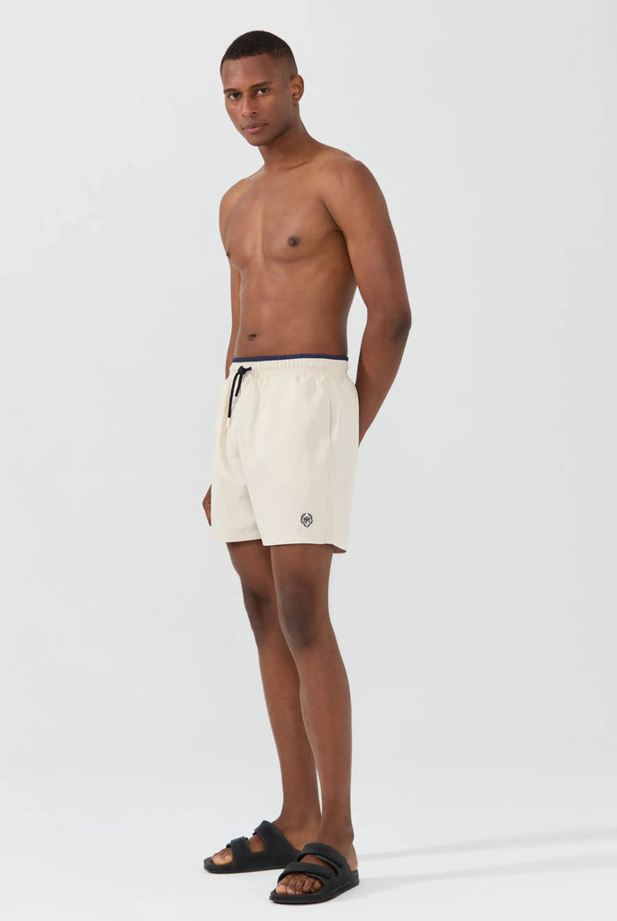 Ormondo: Short de Bain Avec Détails Contrastés, Séchage Rapide - Marco Frank