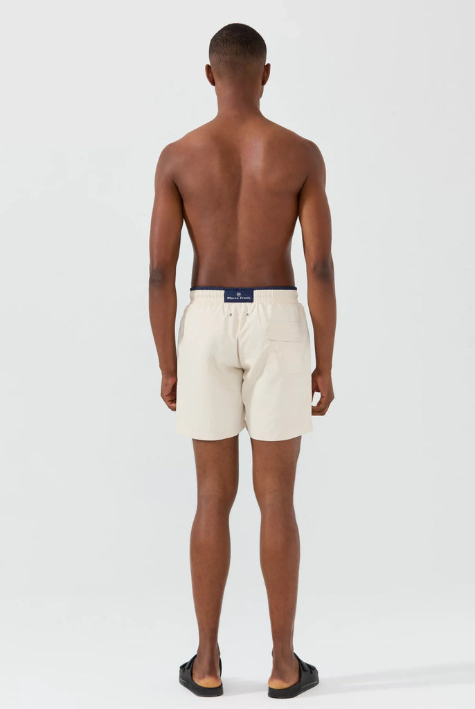 Ormondo: Short de Bain Avec Détails Contrastés, Séchage Rapide - Marco Frank