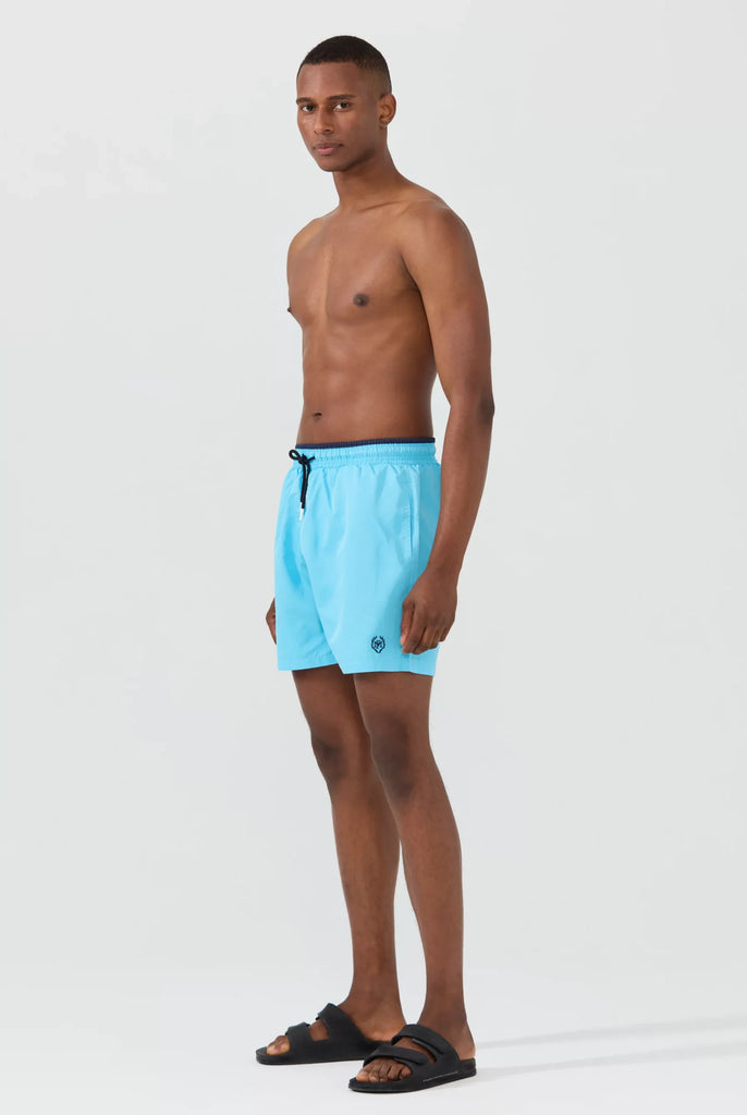 Ormondo: Short de Bain Avec Détails Contrastés, Séchage Rapide - Marco Frank