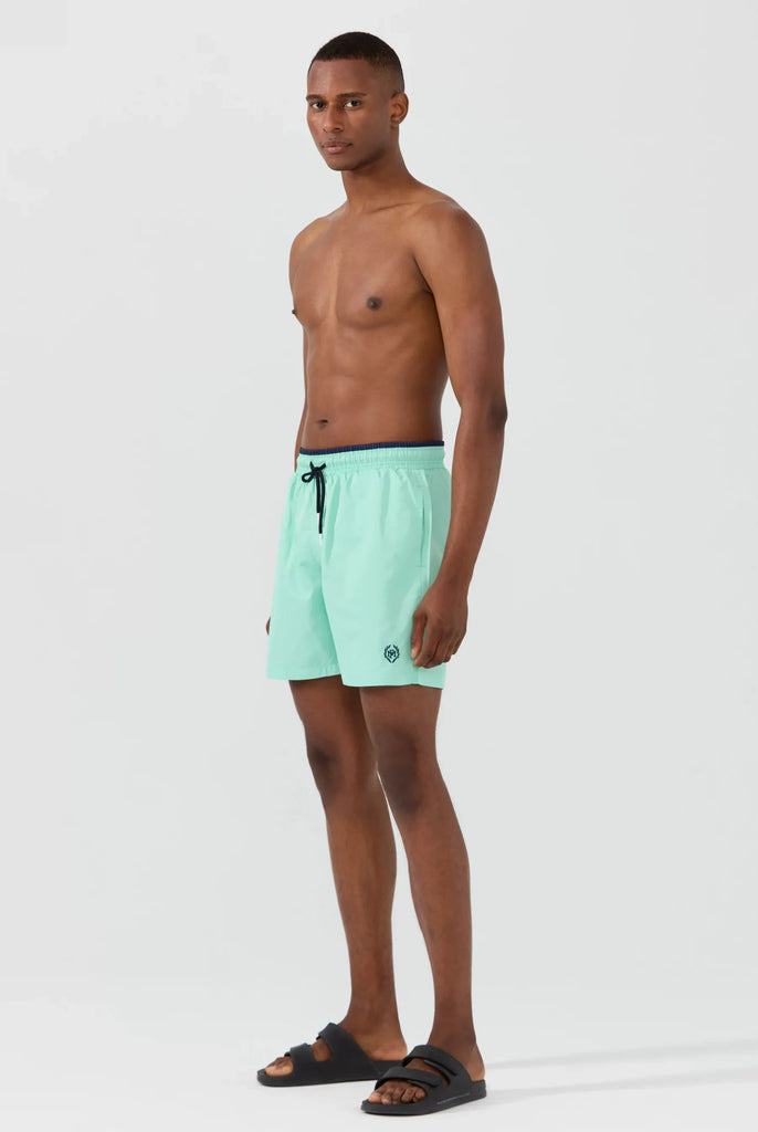 Ormondo: Short de Bain Avec Détails Contrastés, Séchage Rapide - Marco Frank