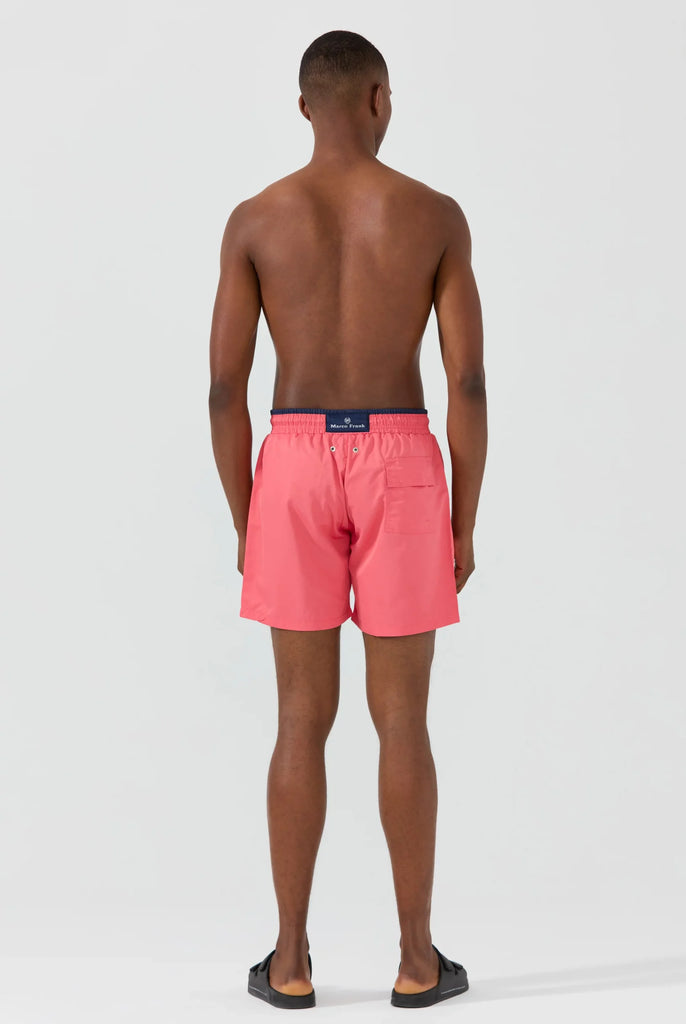 Ormondo: Short de Bain Avec Détails Contrastés, Séchage Rapide - Marco Frank