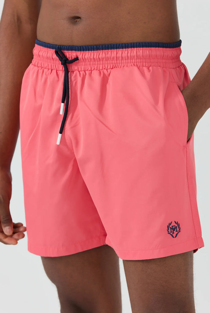 Ormondo: Short de Bain Avec Détails Contrastés, Séchage Rapide - Marco Frank