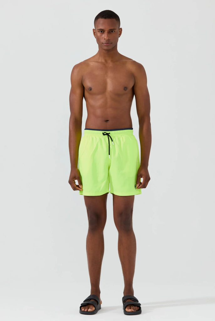 Ormondo: Short de Bain Avec Détails Contrastés, Séchage Rapide - Marco Frank