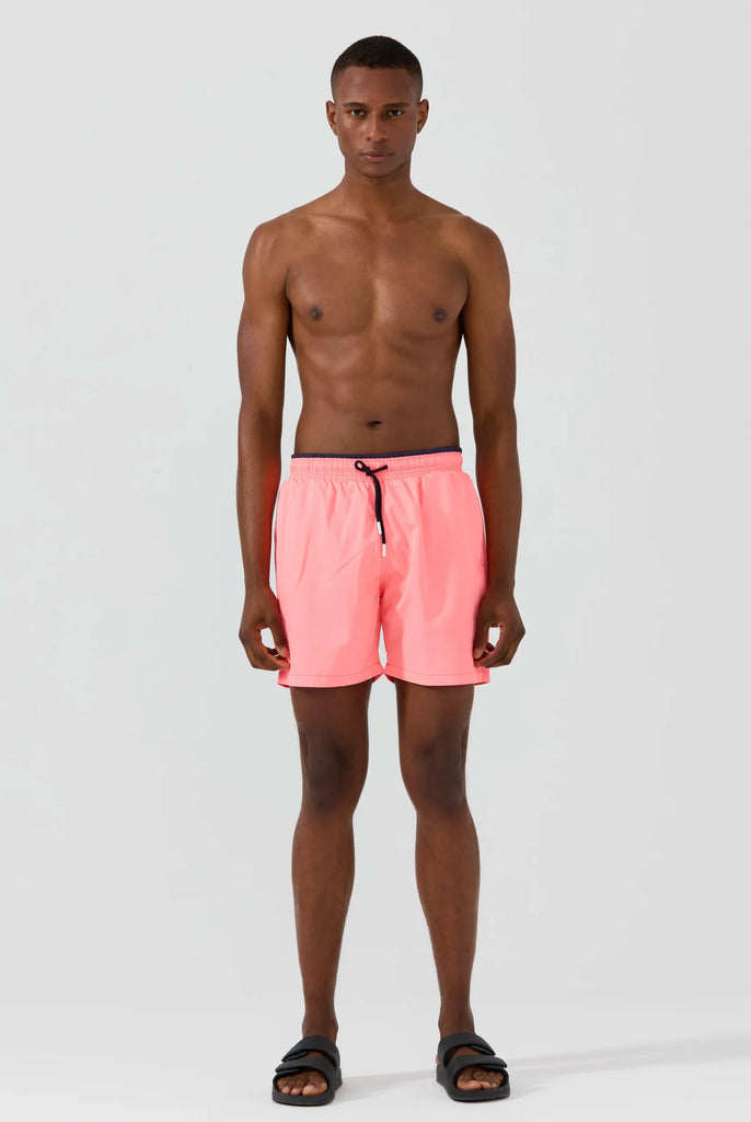 Ormondo: Short de Bain Avec Détails Contrastés, Séchage Rapide - Marco Frank