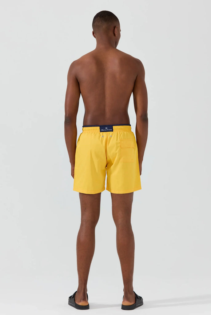 Ormondo: Short de Bain Avec Détails Contrastés, Séchage Rapide - Marco Frank