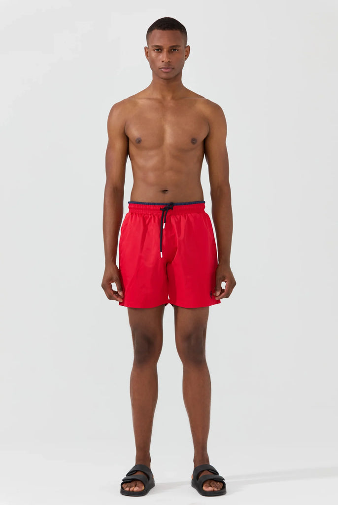 Ormondo: Short de Bain Avec Détails Contrastés, Séchage Rapide - Marco Frank