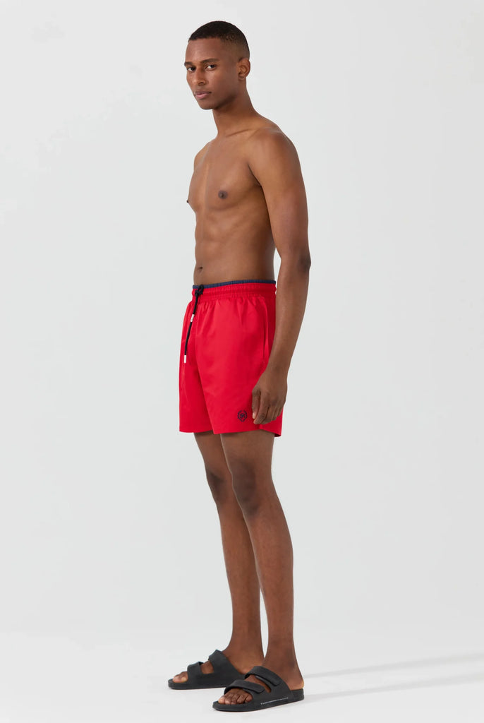 Ormondo: Short de Bain Avec Détails Contrastés, Séchage Rapide - Marco Frank