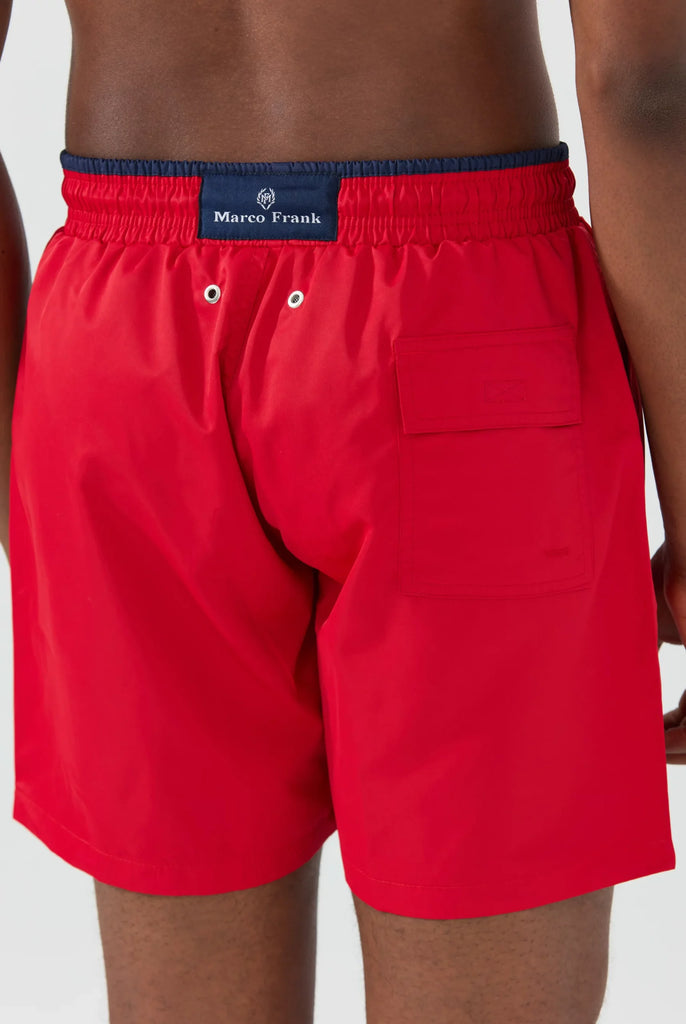 Ormondo: Short de Bain Avec Détails Contrastés, Séchage Rapide - Marco Frank
