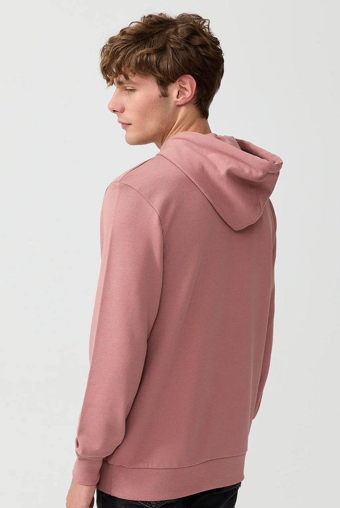 Marco Frank - Cartier Sweat Capuche Avec Logo Drapeau Brodé - Rose