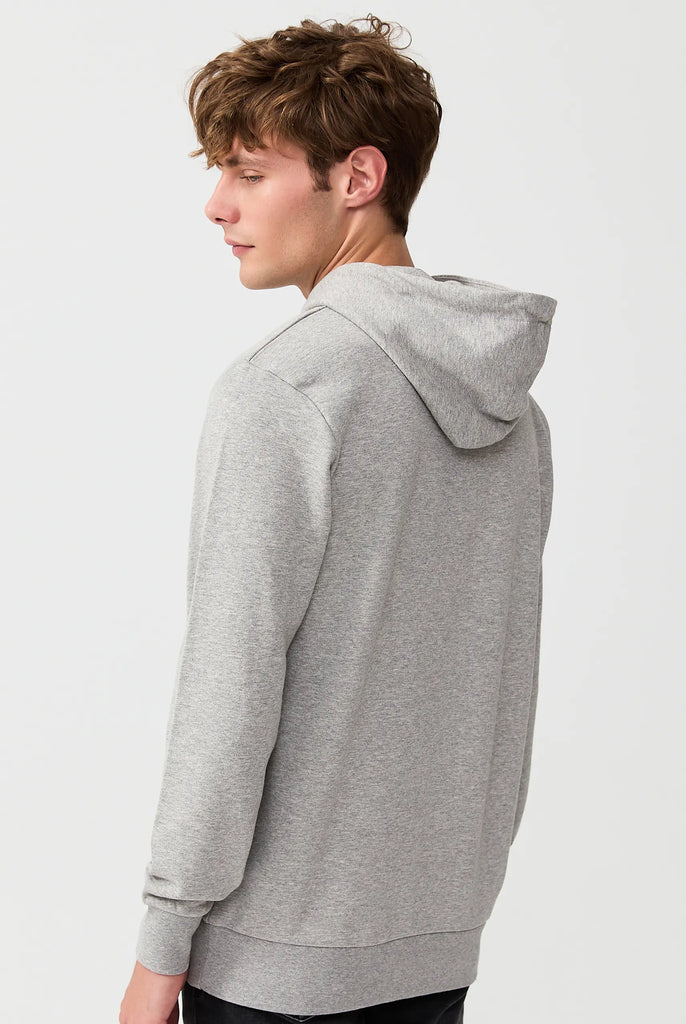 Marco Frank - Charles: Sweat Capuche Avec Logo Emblématique - Gris