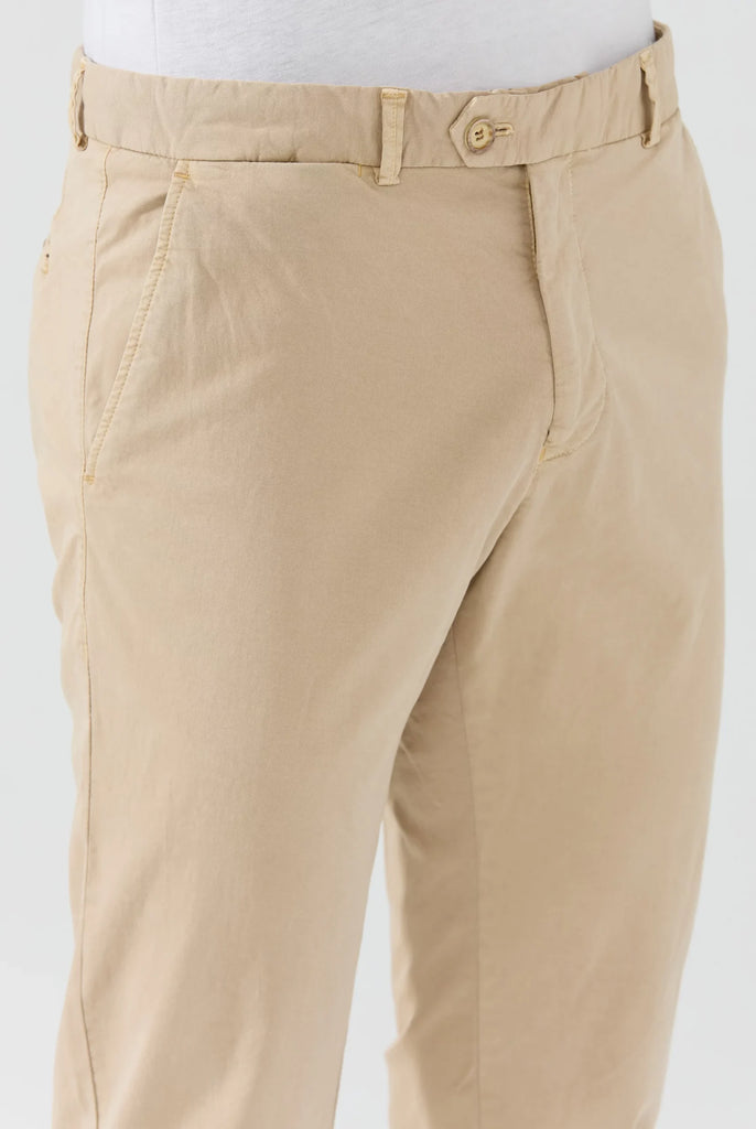 Marco Frank - Harvey: Chino Regular Fit En Coton Stretch , Beige